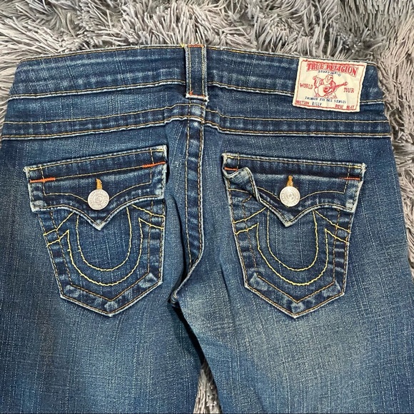 True Religion Billie Straight Leg amid Rise Jeans - Picture 3 of 5